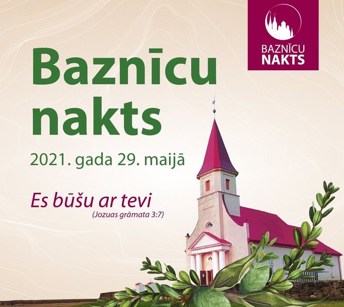 Šogad “Baznīcu nakts” pasākums norisināsies 29. Maijā